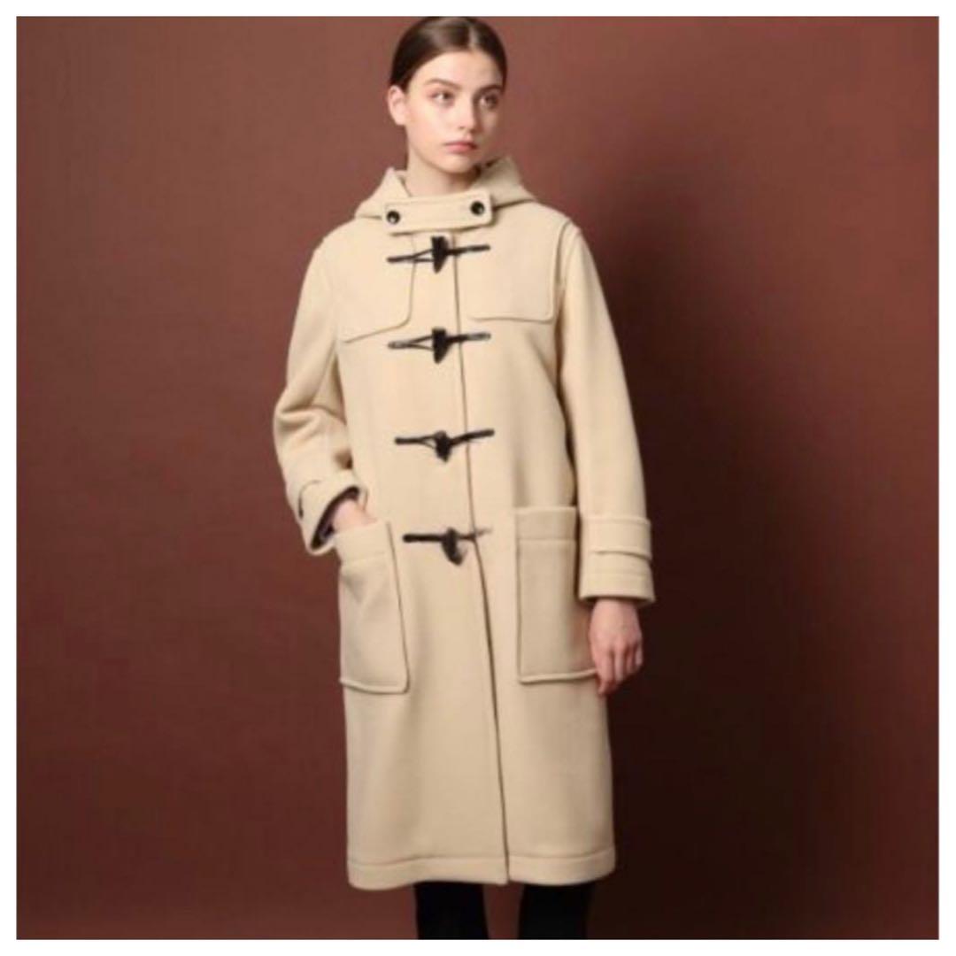 極美品✨ドレステリア Super140'sダッフルコート フード付きロングコート