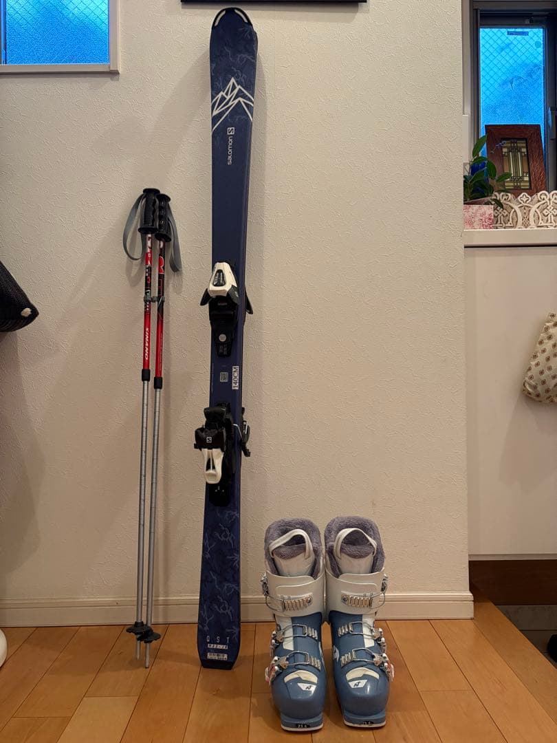 スキー板・ブーツ・ストックセット