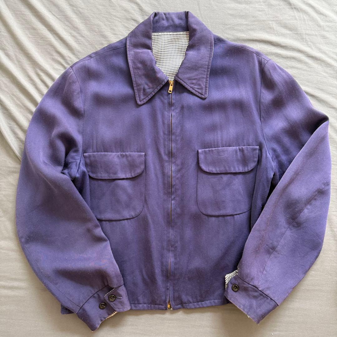 50s 茄子紺 Gaba reversible