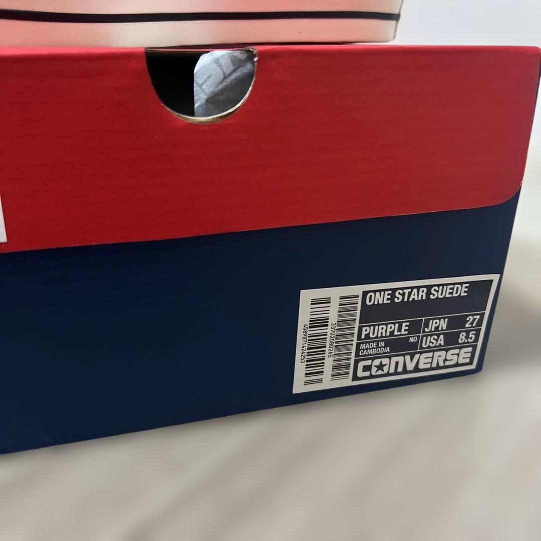 CONVERSE ONE STAR SUEDE ワンスター スウェード パープル