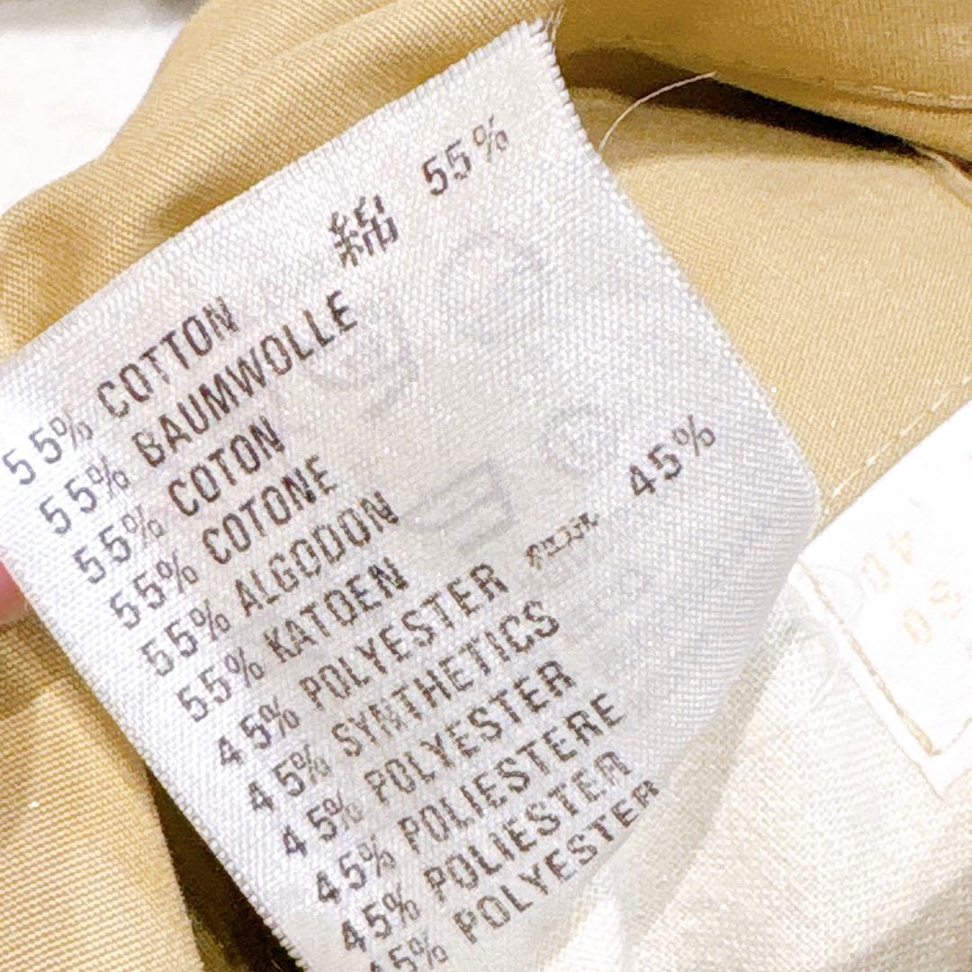 新品同様✨　アクアスキュータム　トレンチコート ベージュ　メンズ　ロング　40