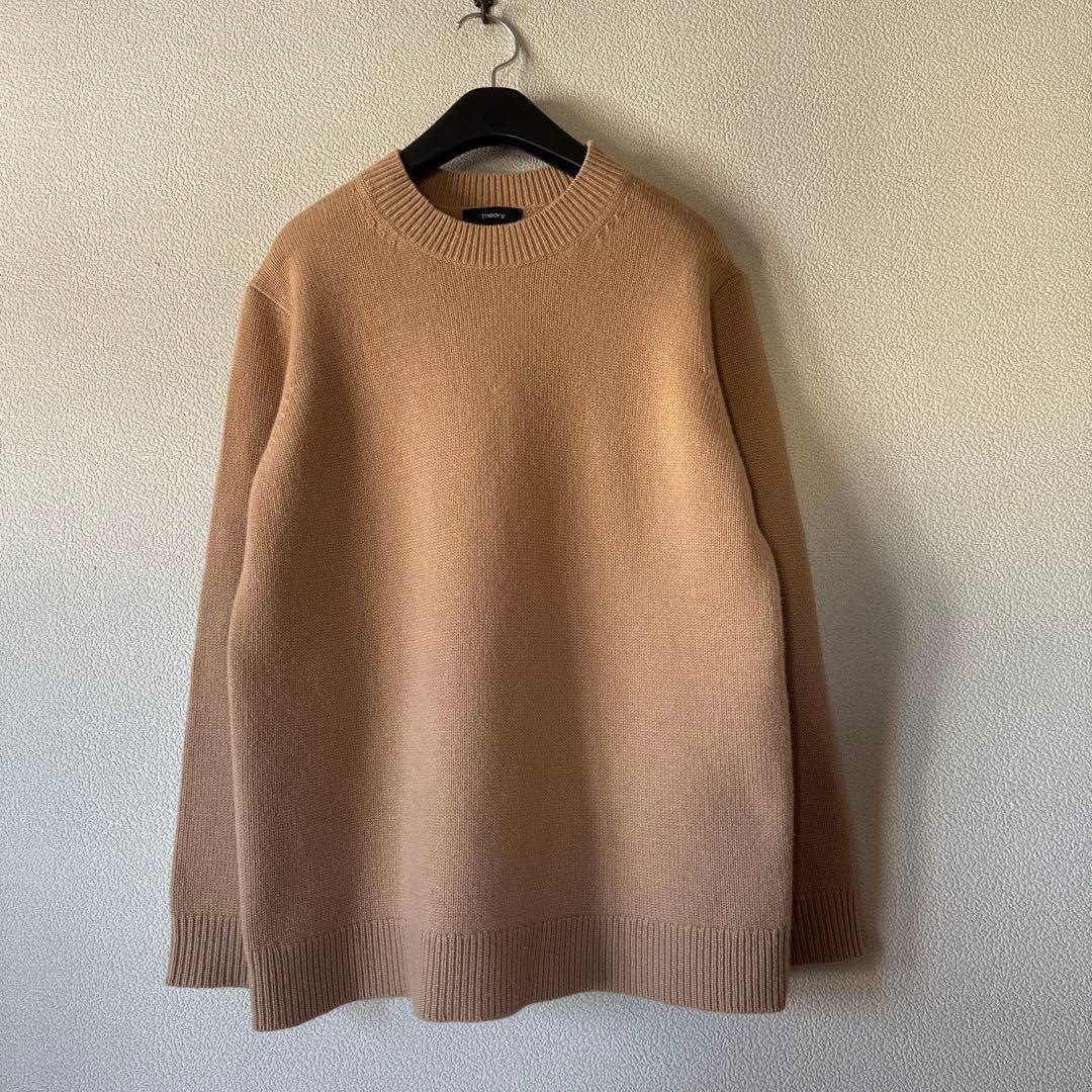 Theory セオリー　クルーネックプルオーバー カシミヤ100% セーター