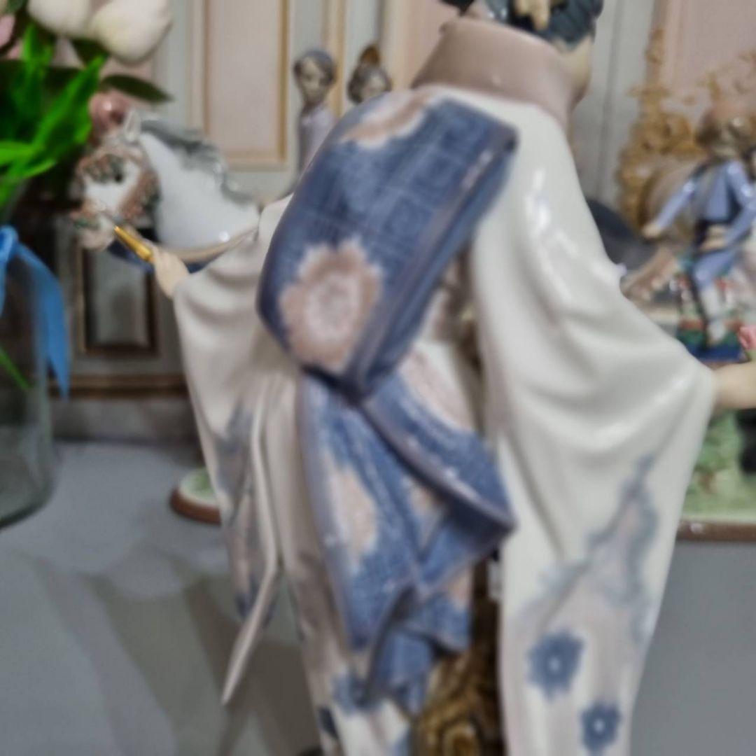 リヤドロ LLADRO テルコ TERUKO 照子 和傘 芸者さん