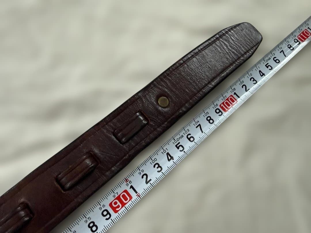 トリーレザー「Nickel Hoof Pick Belt 」34　ブラウン