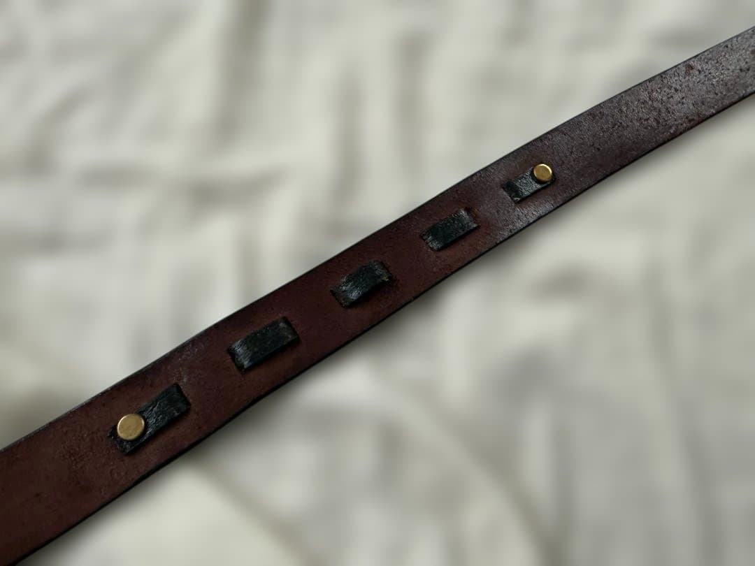 トリーレザー「Nickel Hoof Pick Belt 」34　ブラウン