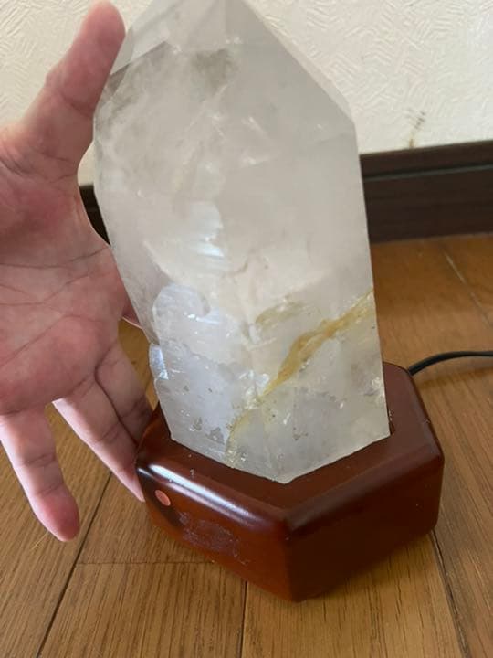 超希少 ヒマラヤ水晶ランプ