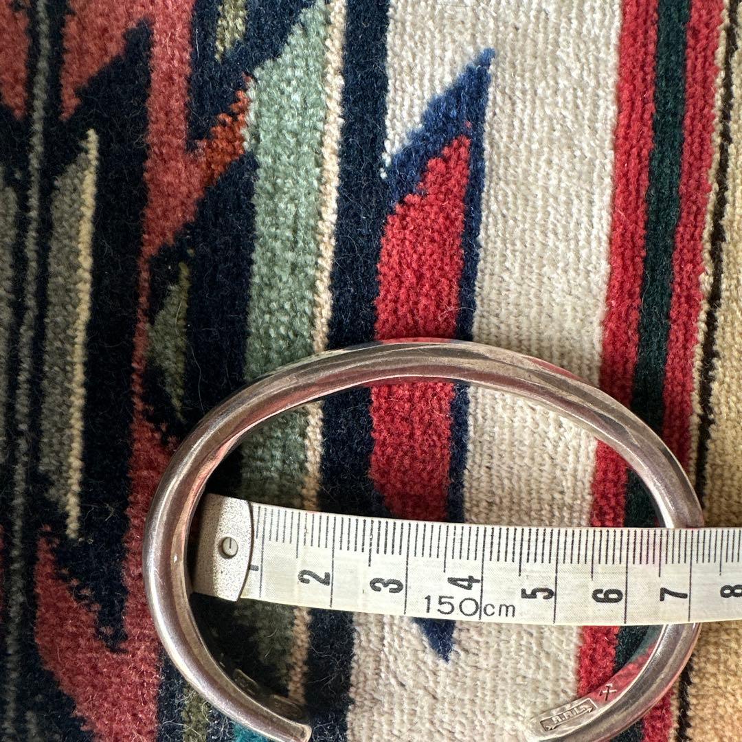 RRL Hammered Sterling Silver Cuff バングル