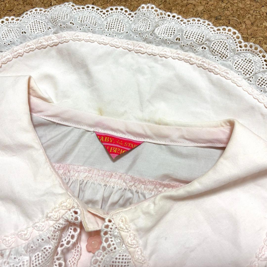 BABY,THESTARSSHINEBRIGHT 2wayブラウス ピンク