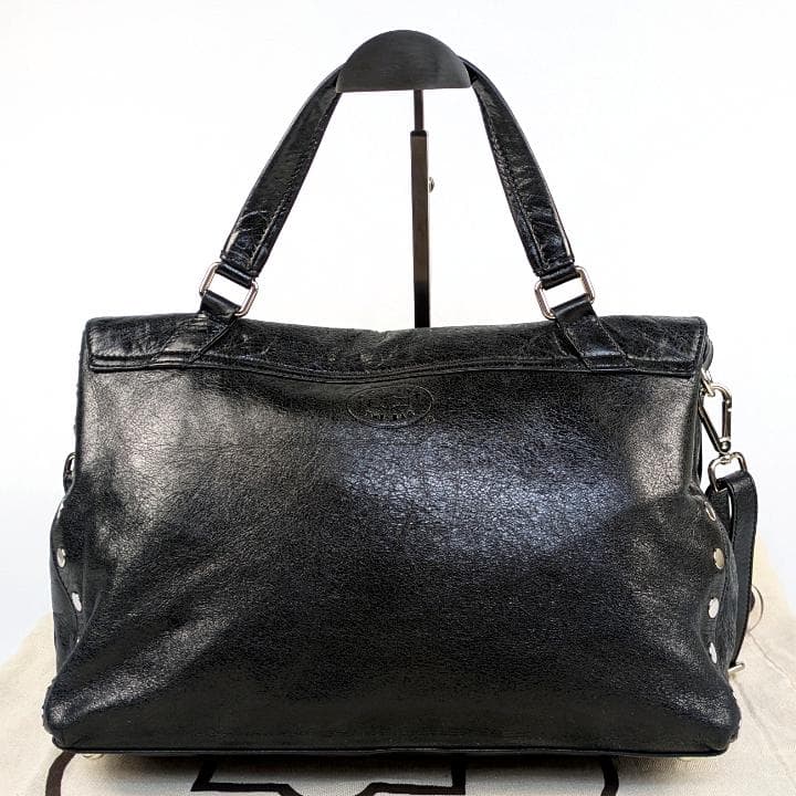 【美品】ザネラート ポスティーナ M 2way ショルダーバッグ ANNI50