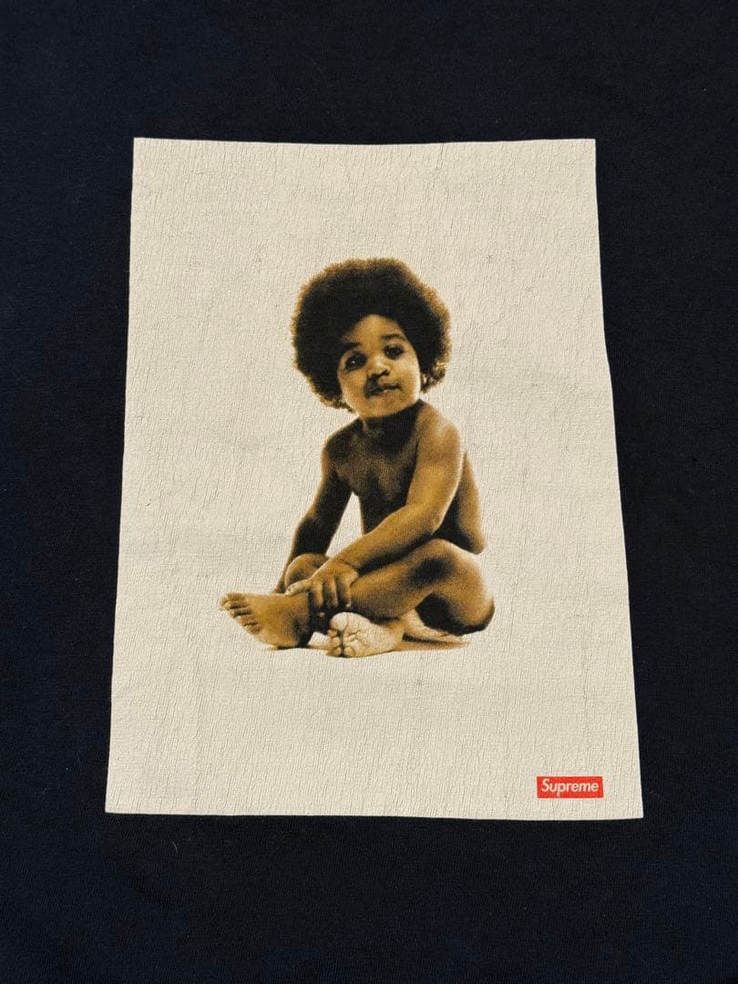 Supreme Biggie フォト T size M ネイビー ビギー