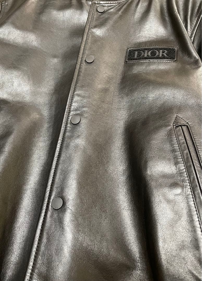 DIOR ディオール　レザージャケット　ブルゾン　21AW