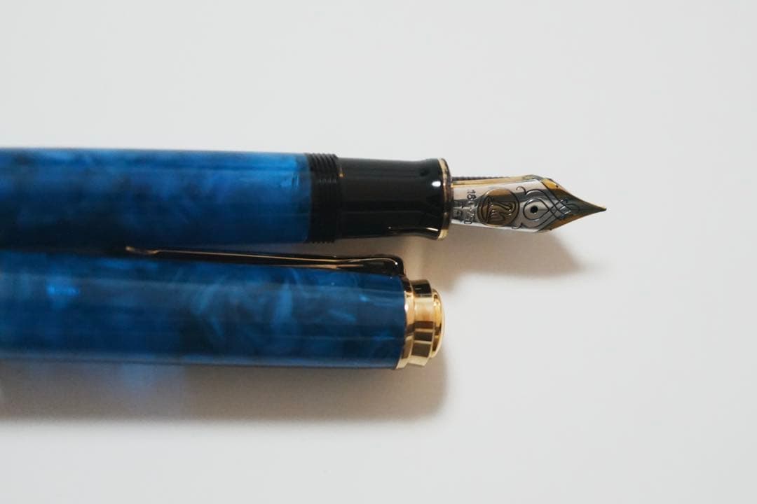 【極美品】ペリカン 特別生産品 スーべレーン　M800 ブルー・オー・ブルー