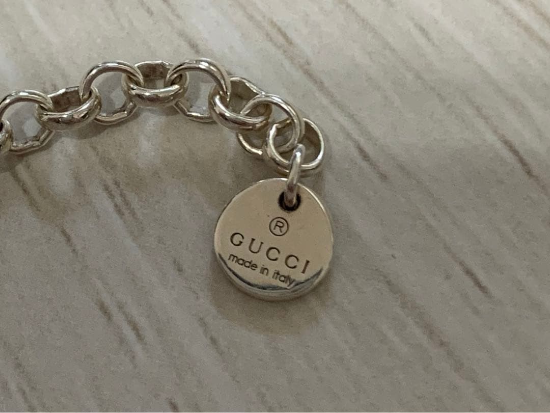 GUCCIグッチ ボールチェーン　インターロッキング　ネックレス　925