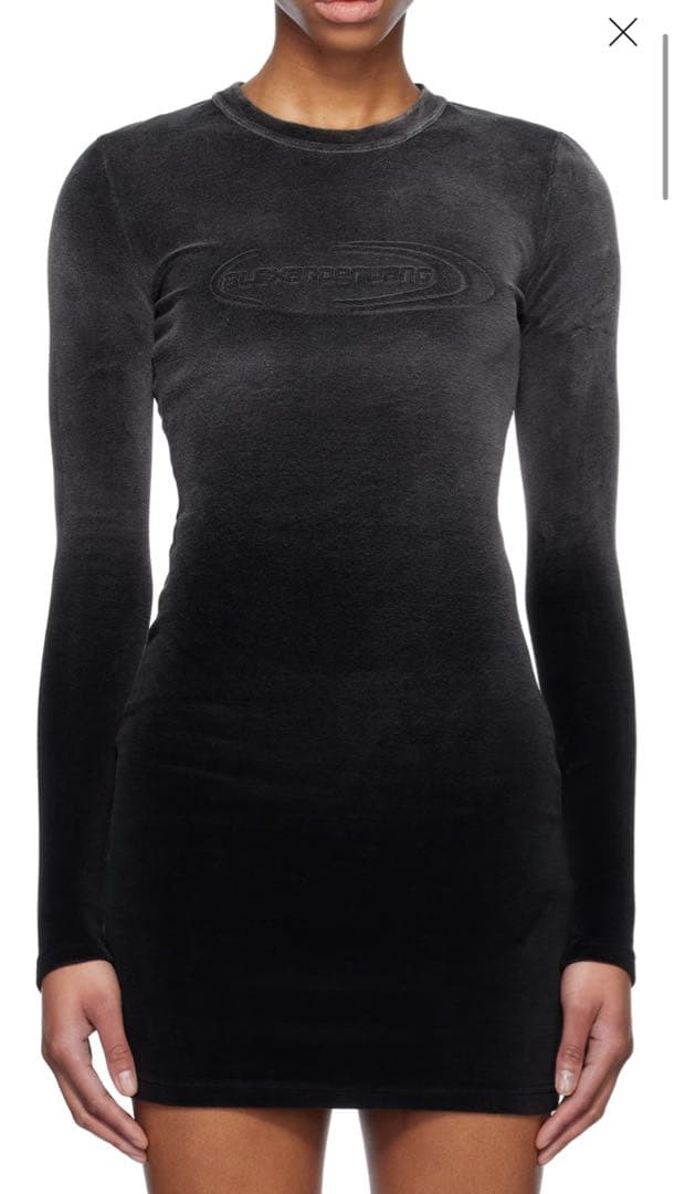 Alexanderwang ベロア ミニワンピース