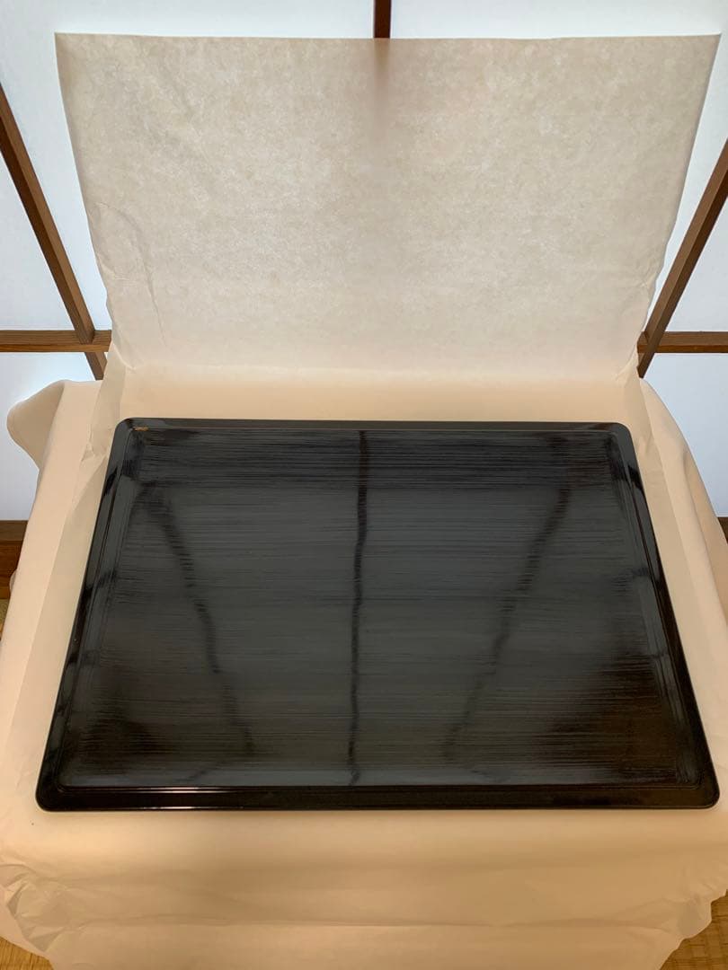 蒟醤　文章箱　文箱　漆器