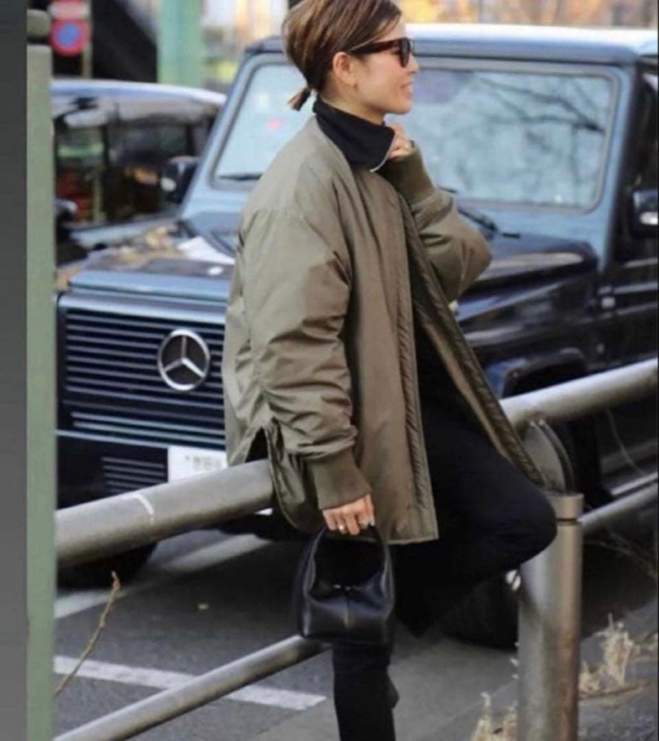 極美品　キャラクス　CALUX キルティングジャケット　カーキ