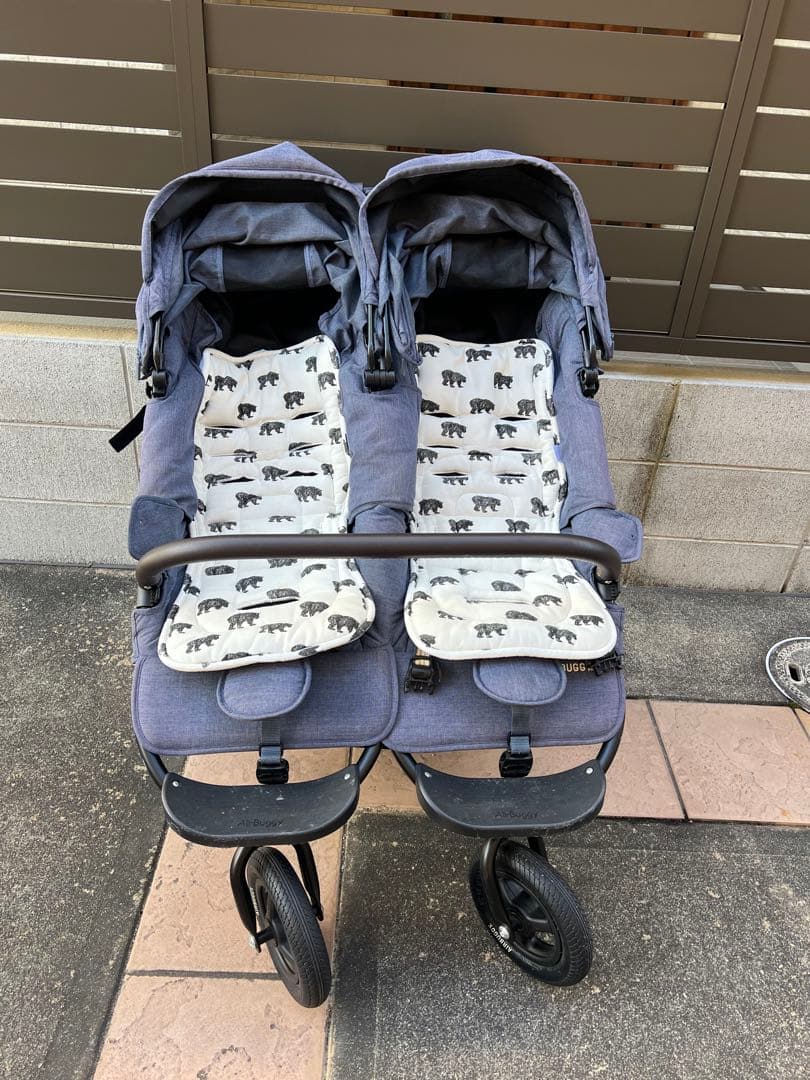 【良品】エアバギー　ココダブルEXフロムバース　アースブルー