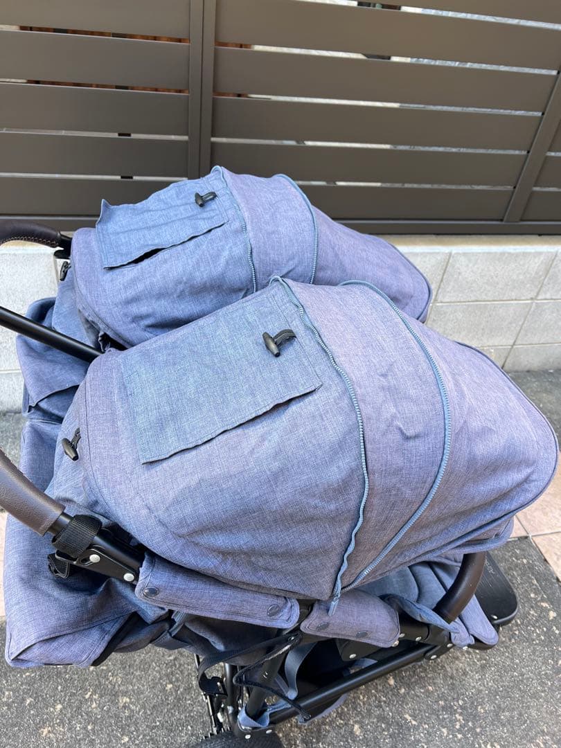 【良品】エアバギー　ココダブルEXフロムバース　アースブルー