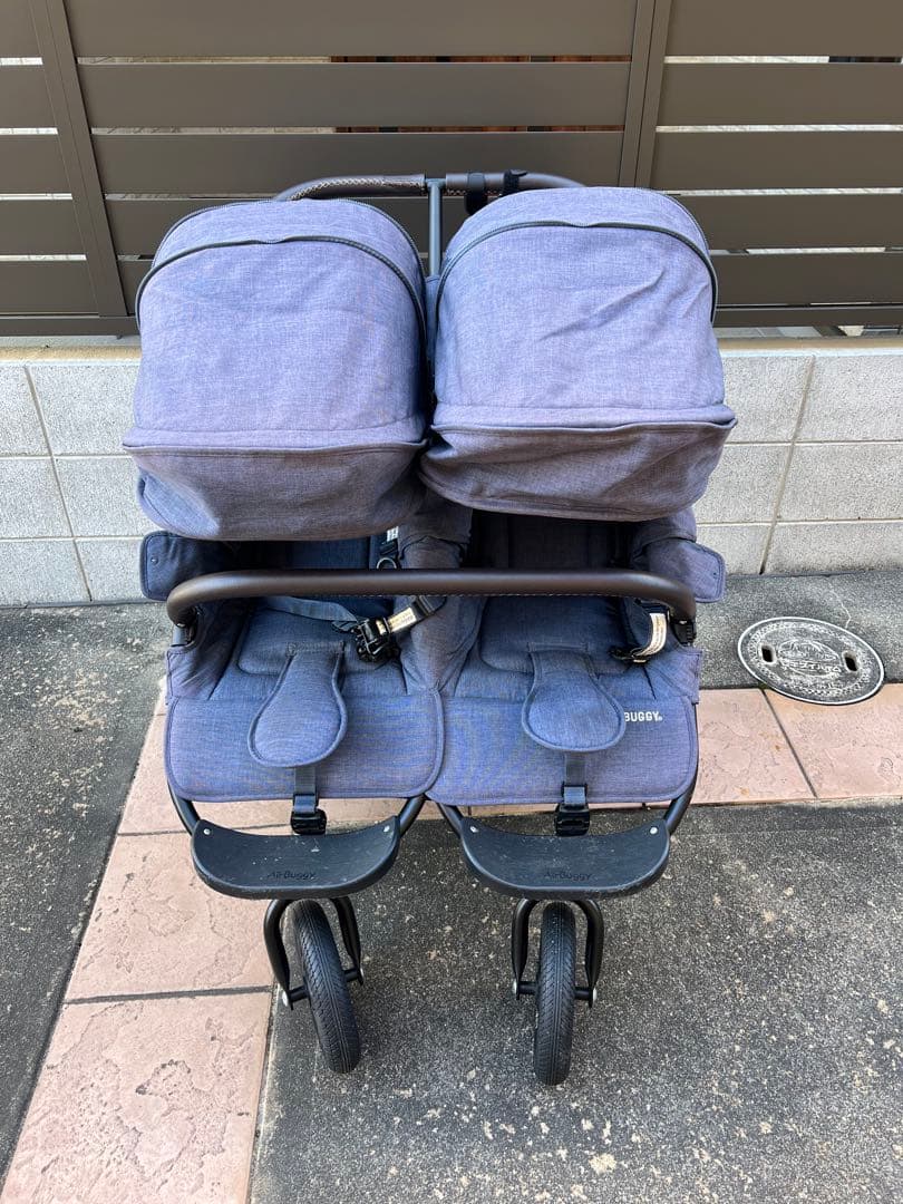 【良品】エアバギー　ココダブルEXフロムバース　アースブルー