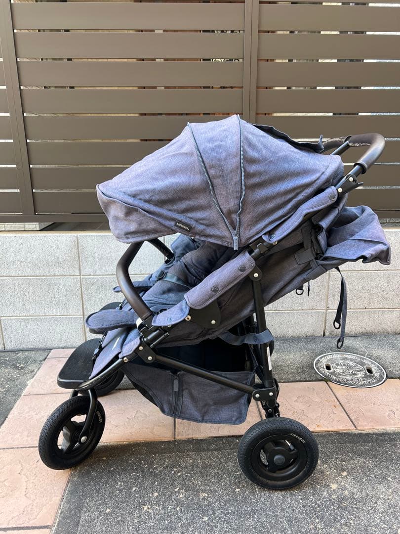 【良品】エアバギー　ココダブルEXフロムバース　アースブルー