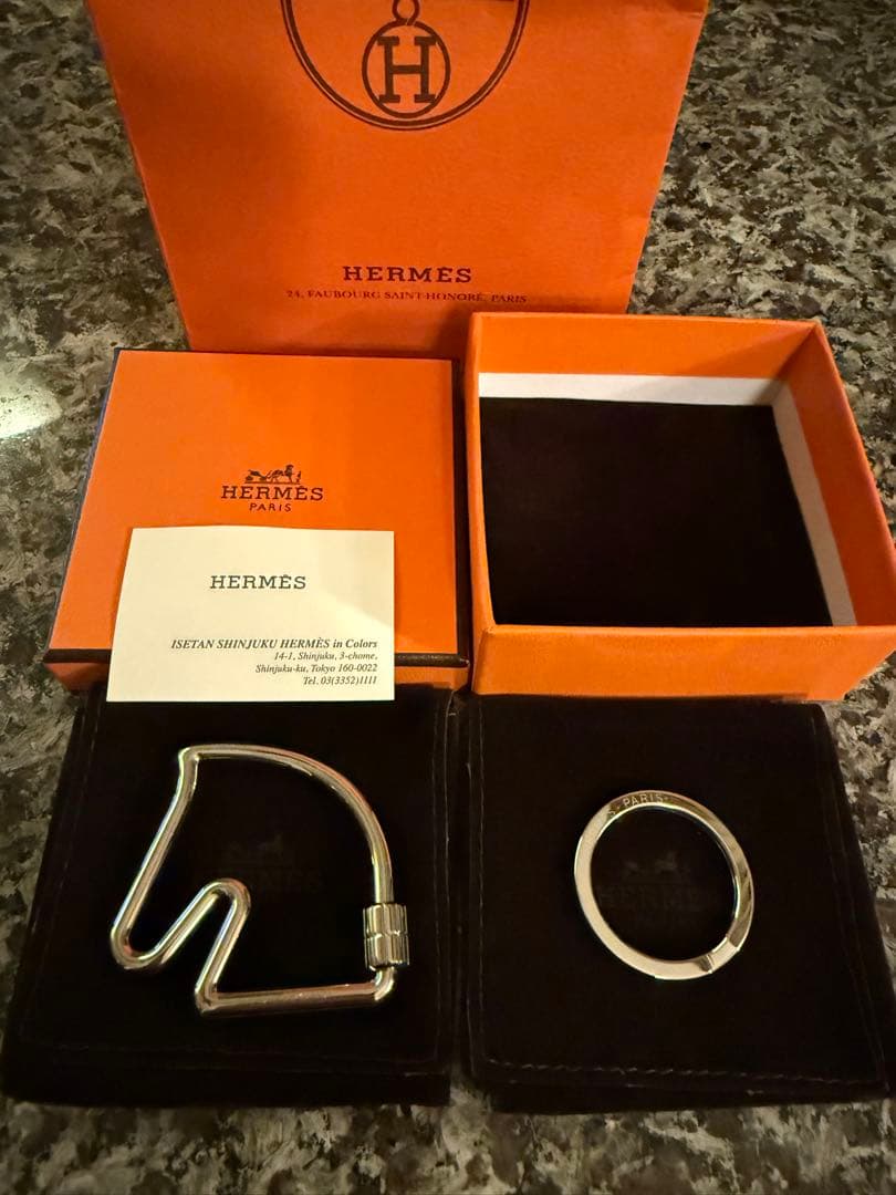 新年お値下げ中HERMES キーリング　ホース　キーホルダー