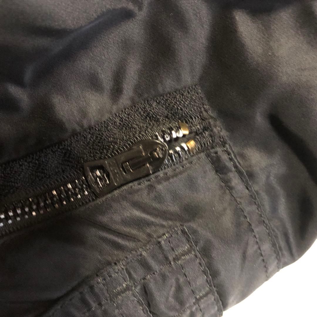 ALPHA INDUSTRIES【M】MA-1 フード ファー ブラック 短丈