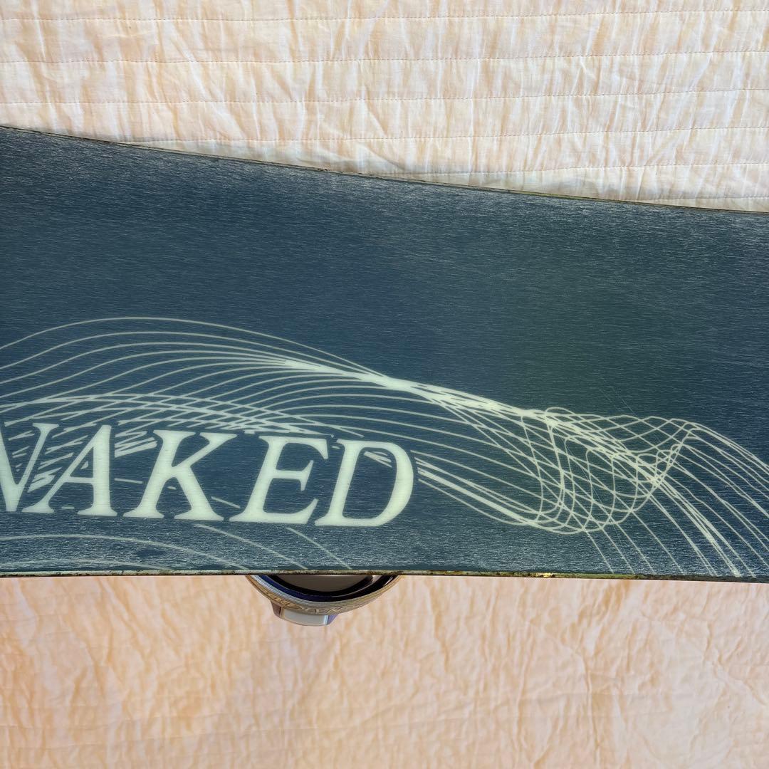 Naked Sycron スノーボード　ブルー　ホワイト　141 cm2点セット