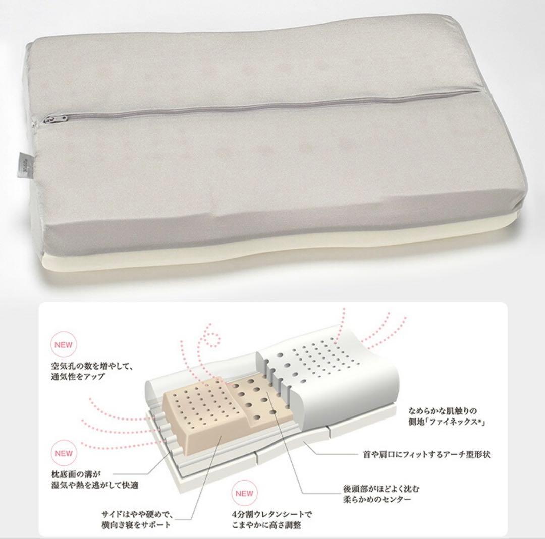 西川　エンジェルメモリー　枕　ふつう　高さ調整　低反発