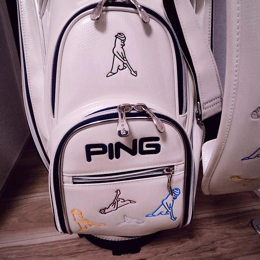 Mr.Ping ◆ ミスターピン ◆ピンゴルフエナメル キャディバッグ ◆未使用