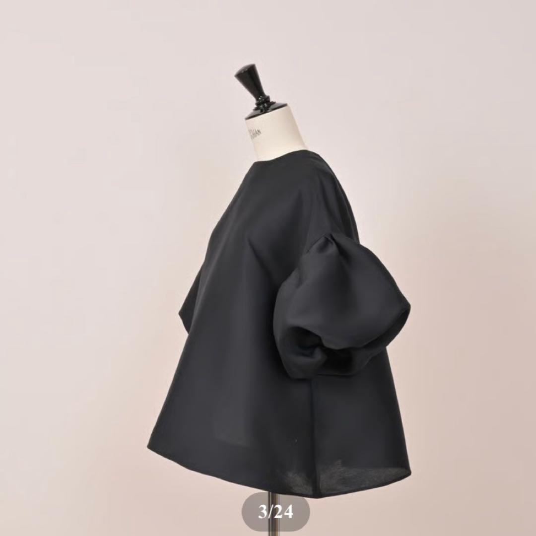 【新品未使用】heve ヘイブ WHIPバルーンスリーブBL ブラック