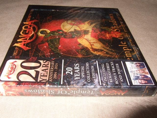 ANGRA,新品未開封,アングラ,20周年記念盤,ボーナス・トラック入り