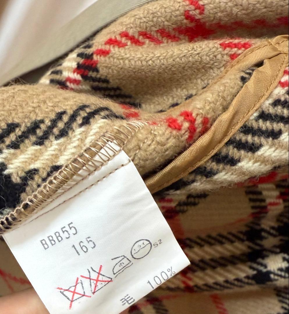 Burberry ベージュ トレンチコート チェック裏地　裏地取り外し可能