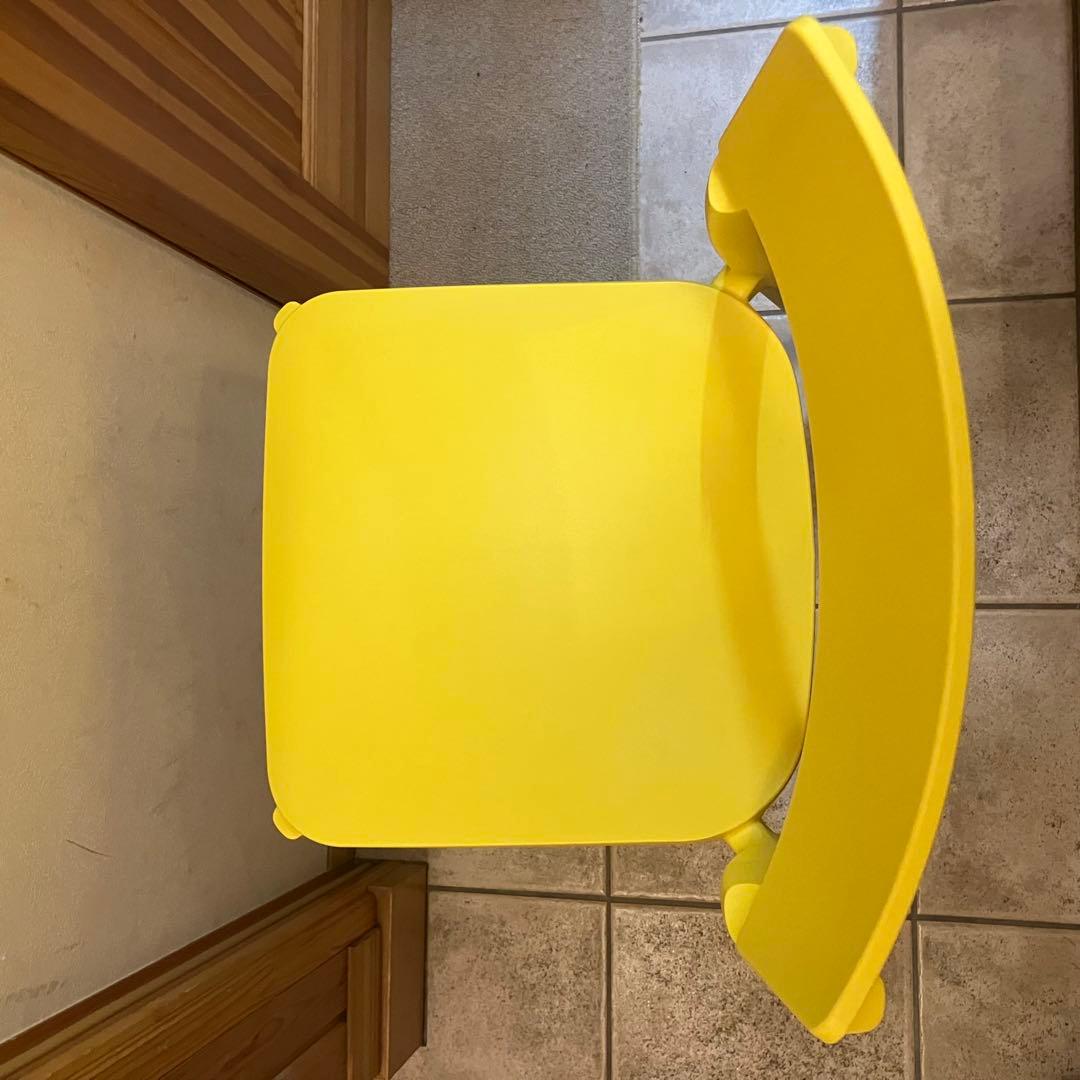 ◉美品◉ IKEA JANINGE チェア イエロー FRP 北欧　【ヤニンゲ】