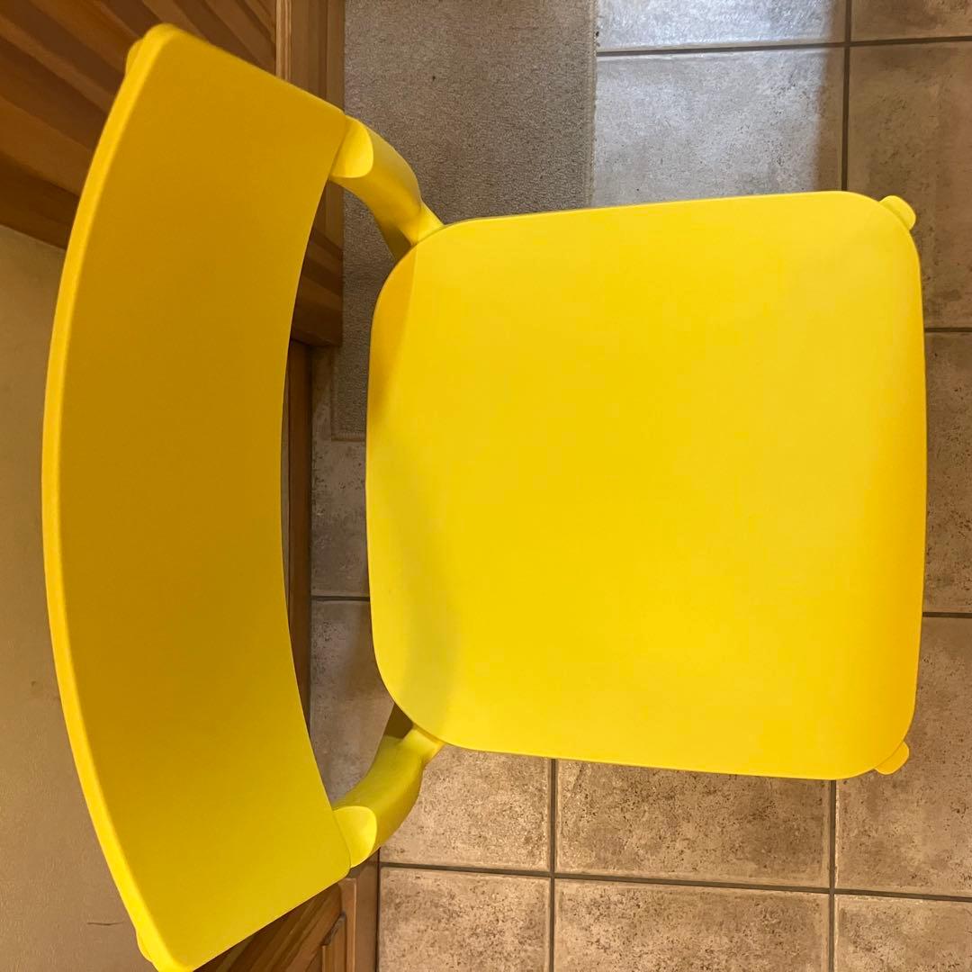 ◉美品◉ IKEA JANINGE チェア イエロー FRP 北欧　【ヤニンゲ】