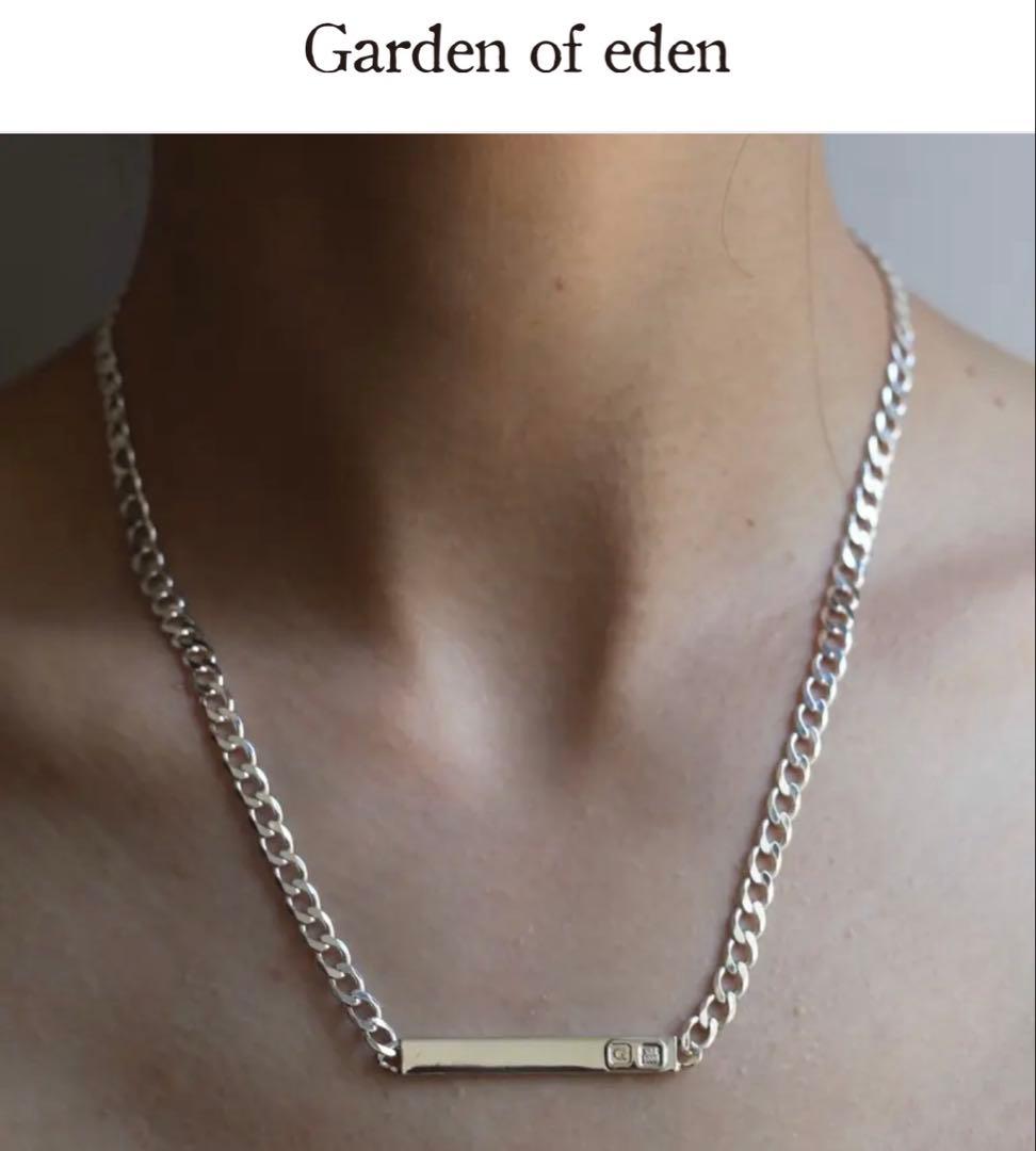 アクセサリー Garden of eden ID Necklace 50cm (SILVER)