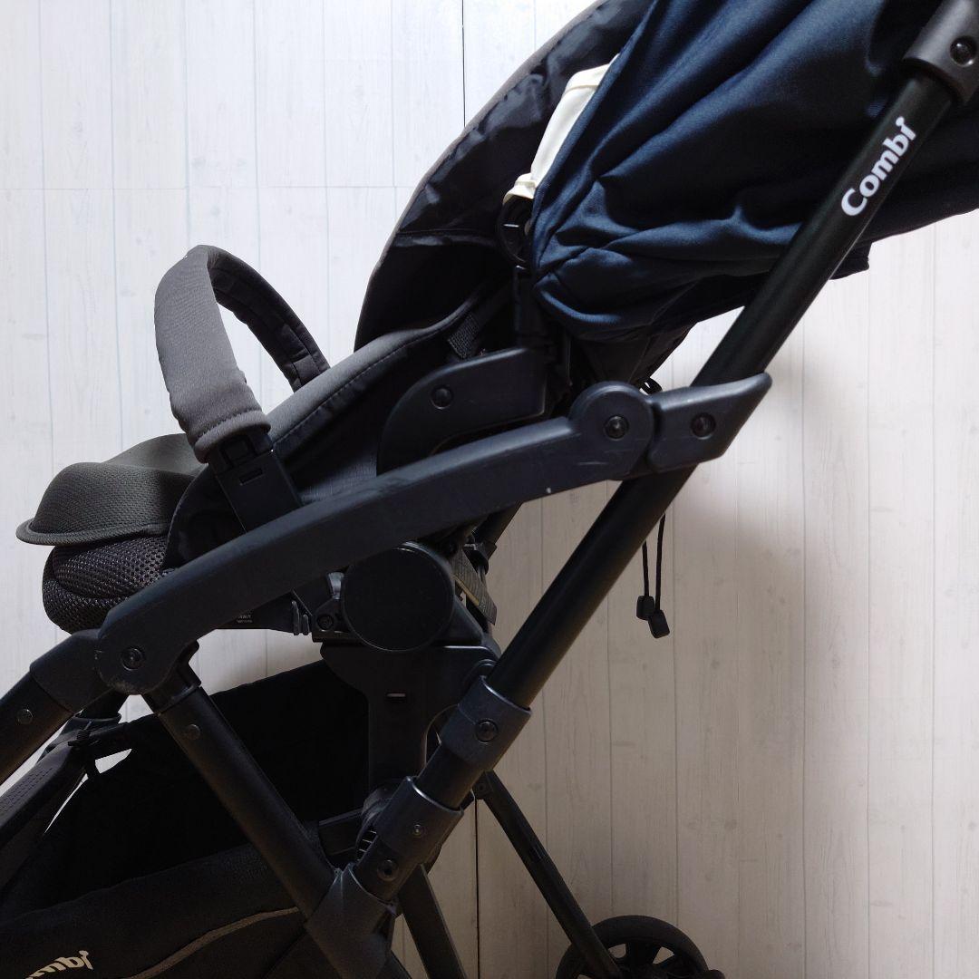 ✩美品✩ コンビ ベビーカー AttO type-s NB 両対面式 ネイビー