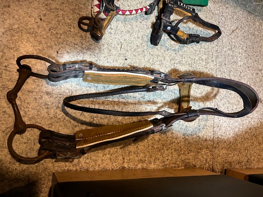 馬具、乗馬、おもがい、くつわ、ハミ、競馬、競争馬
