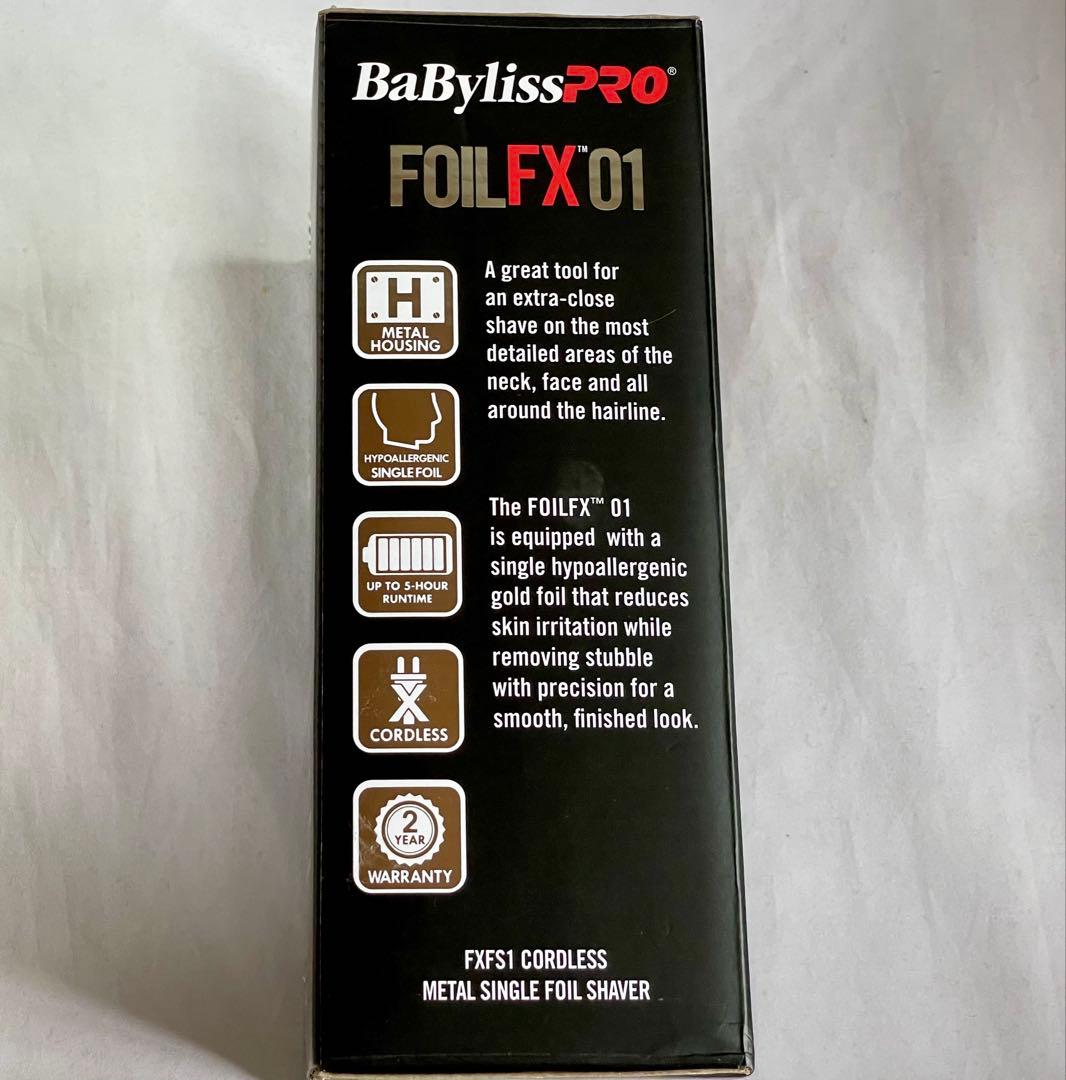 ピース君 電気シェーバー 髭そり BaBylissPRO FOILFX01