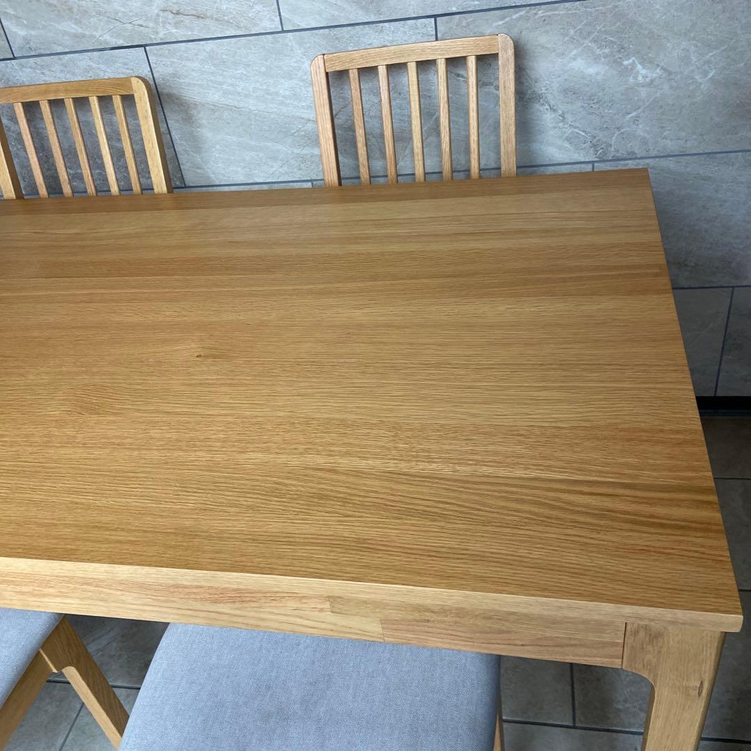 廃盤/美品　IKEA KOFSTA ダイニングテーブル150×90椅子4脚セット