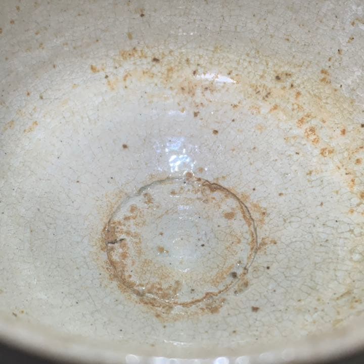 時代 李朝 白磁 茶碗 御本 御本茶碗 茶道具