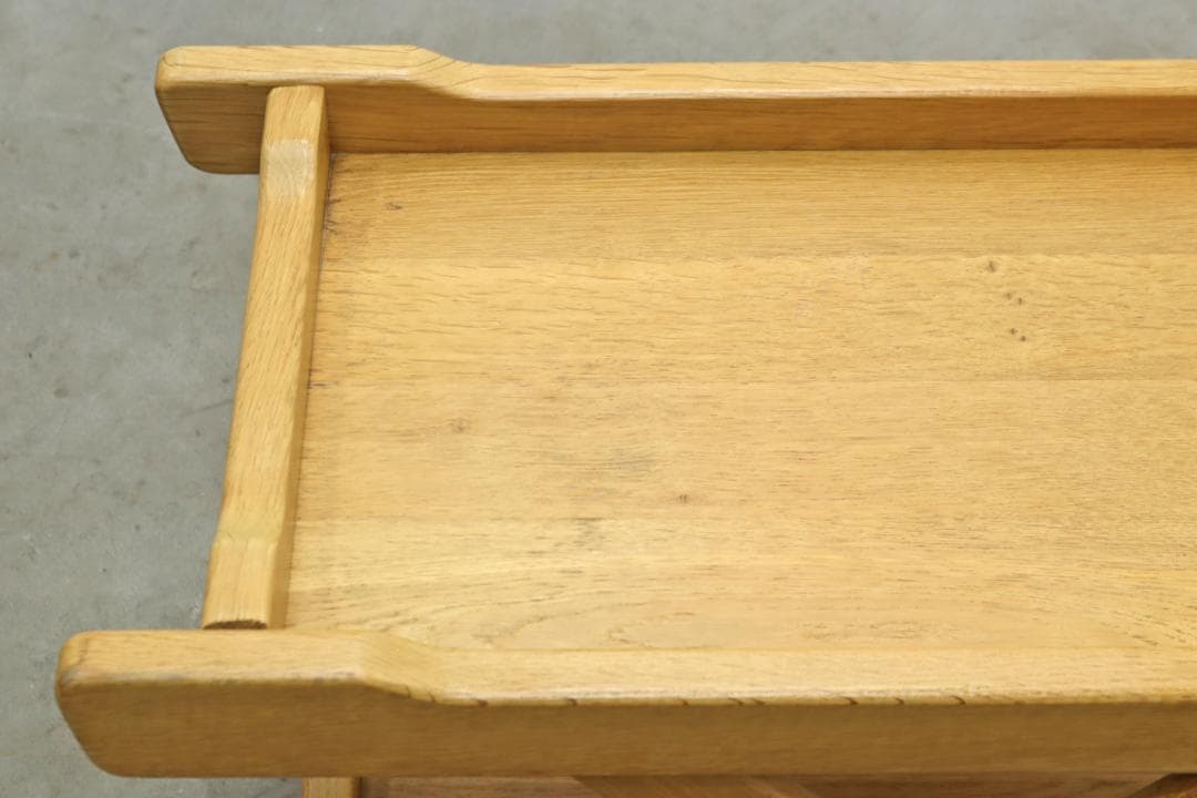 オーク無垢材 トローリー ワゴン キッチン ラック シェルフ カントリー