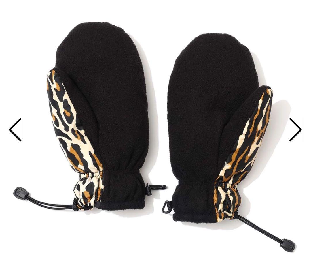 wackomaria nanga レオパード柄 ダウン グローブ