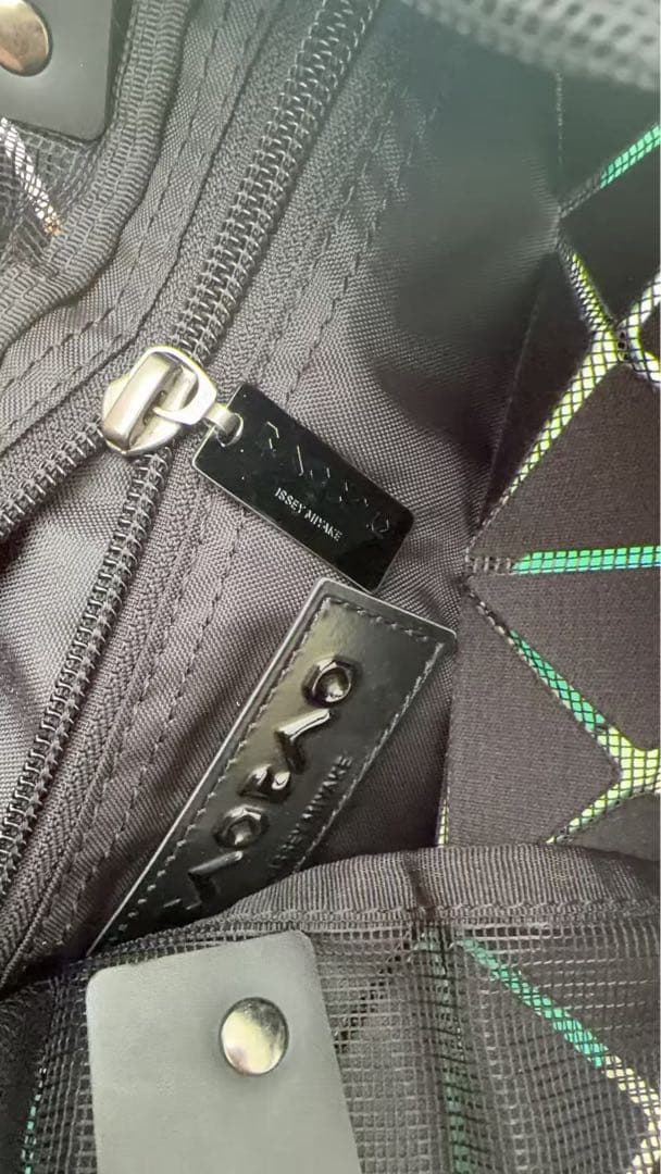 BAOBAO バオバオ イッセイミヤケ　ルーセントグリーン トートバッグ