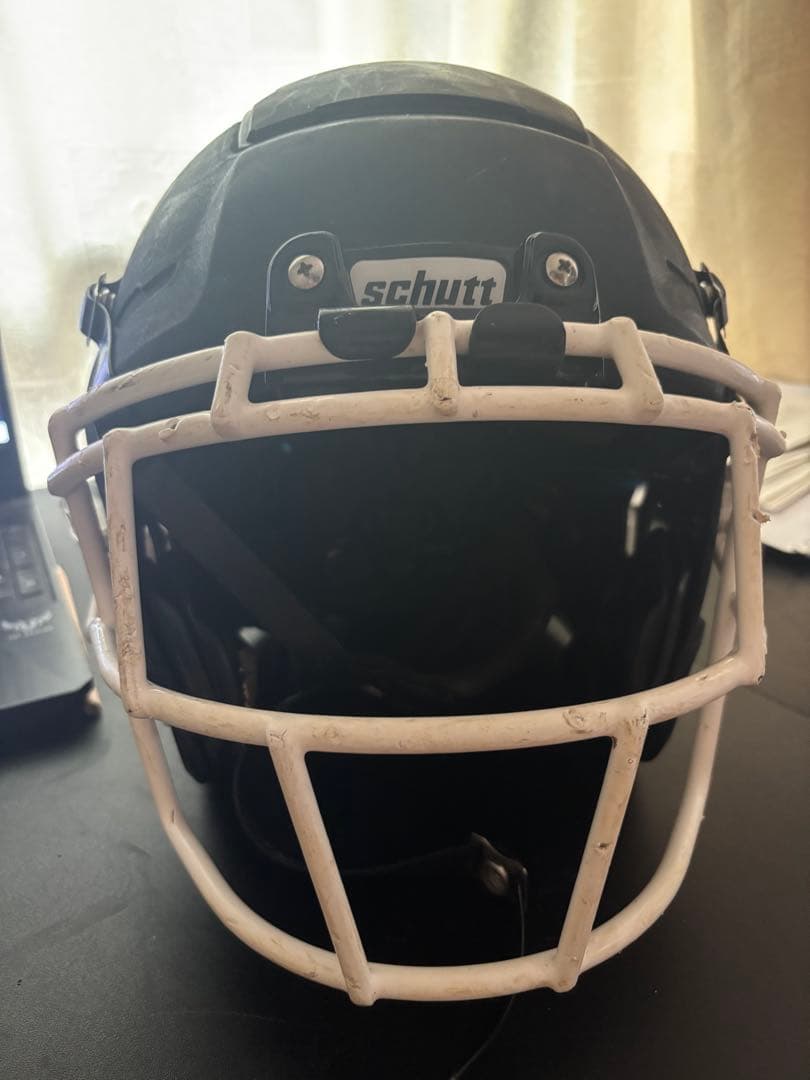 Schutt ブラック F7 アメリカンフットボールヘルメット XLサイズ