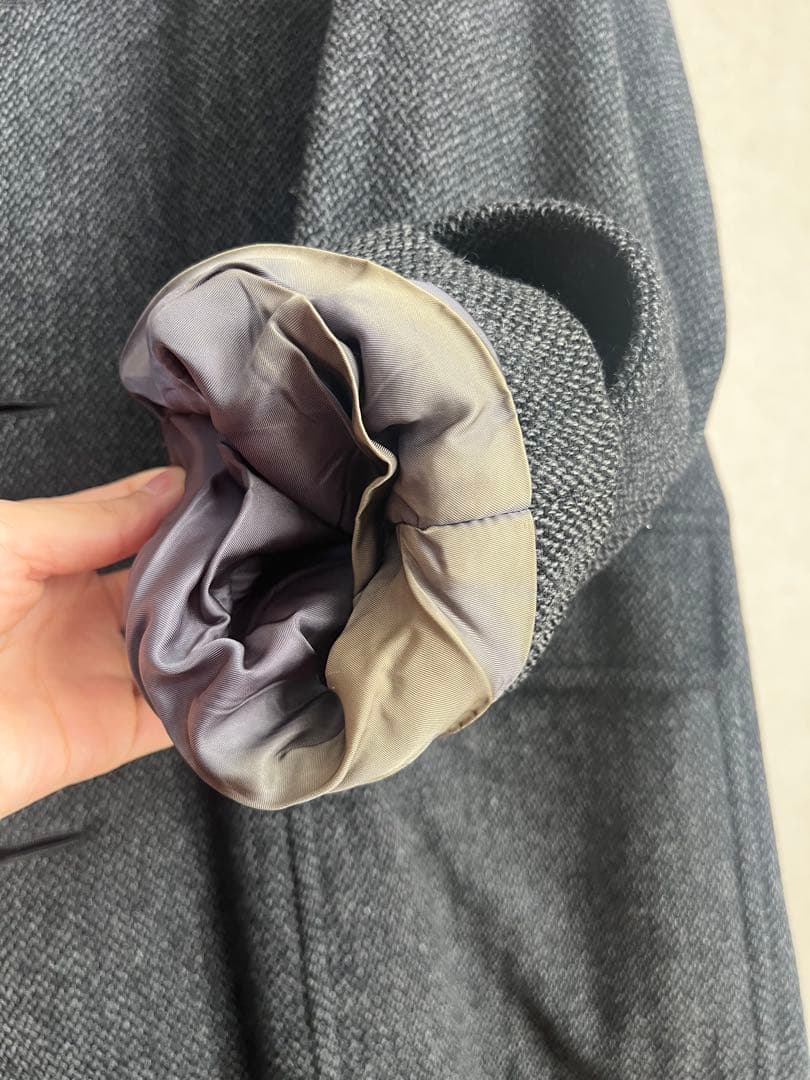 ラルフローレン 一枚袖 1枚袖 コート ツイード ステンカラーコート