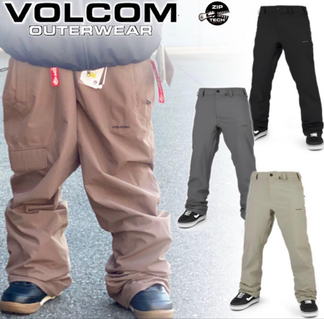 [新品]VOLCOM スノーボードパンツ ブラック Ｓサイズ
