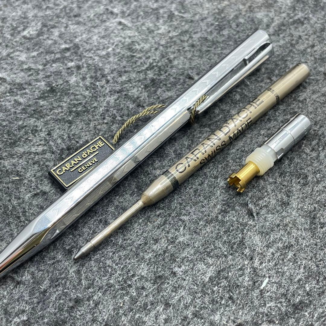 PE889□カランダッシュ エクリドール シェブロン ノック式ボールペン 美品