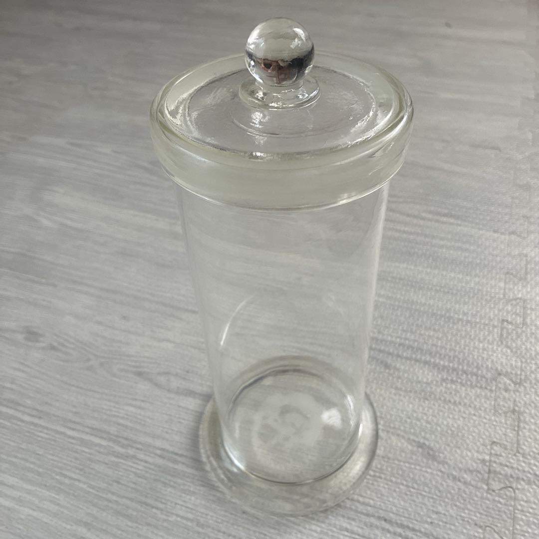 ガラス保存容器 蓋付き（標本瓶）