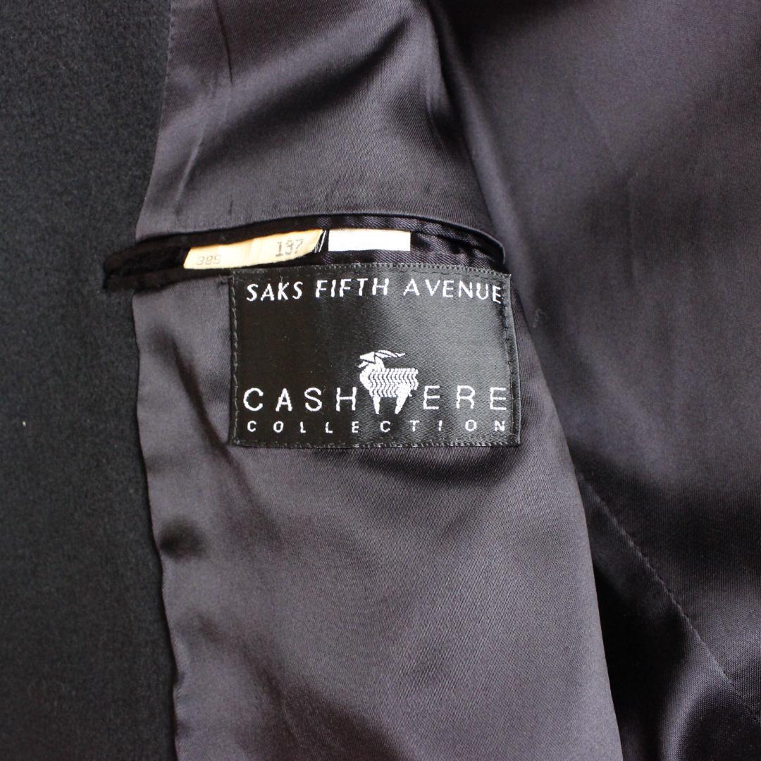 SAKS FIFTH AVENUE USA製 カシミヤ100% チェスターコート