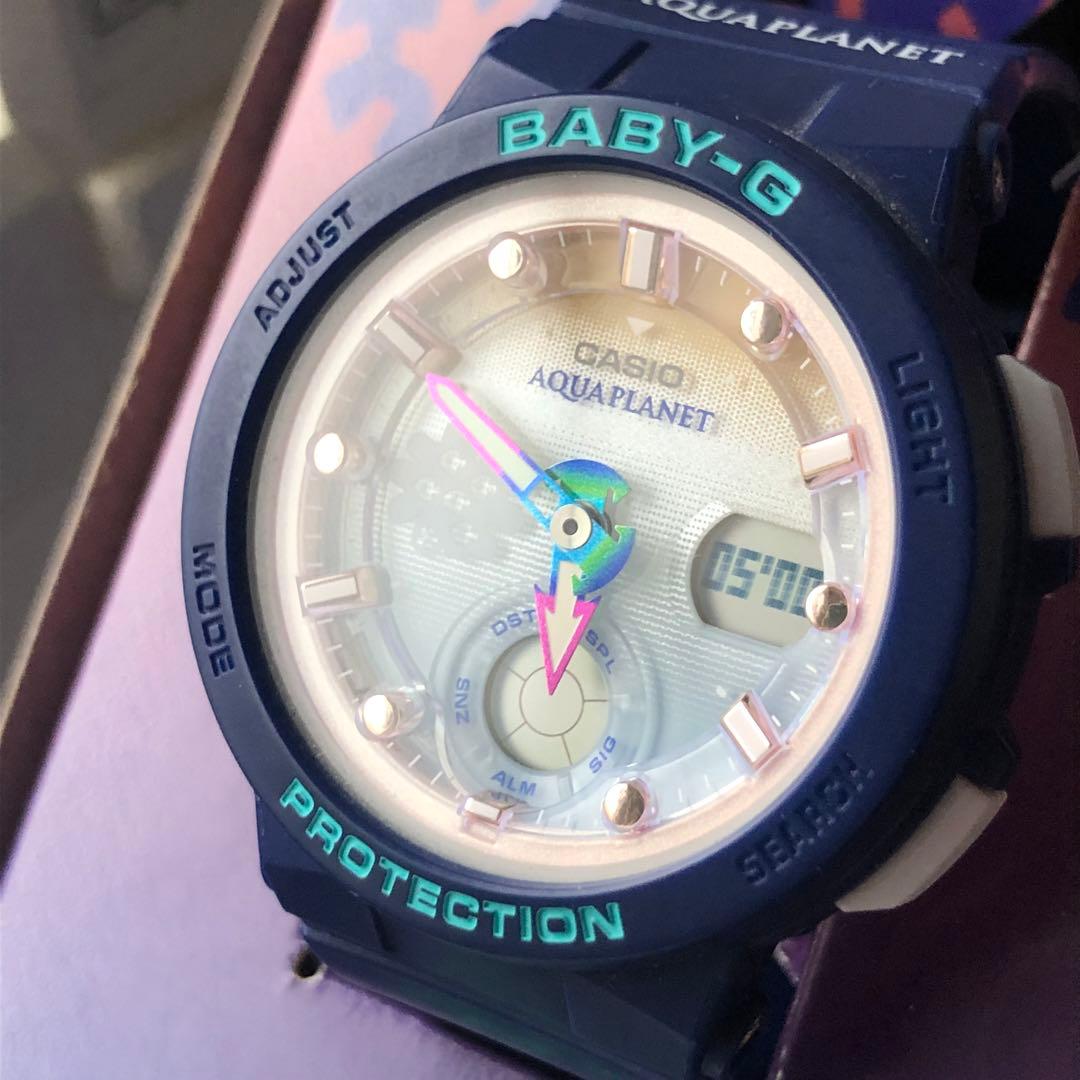 【極美品】CASIO BABY-G AQUAPLANET ネイビー